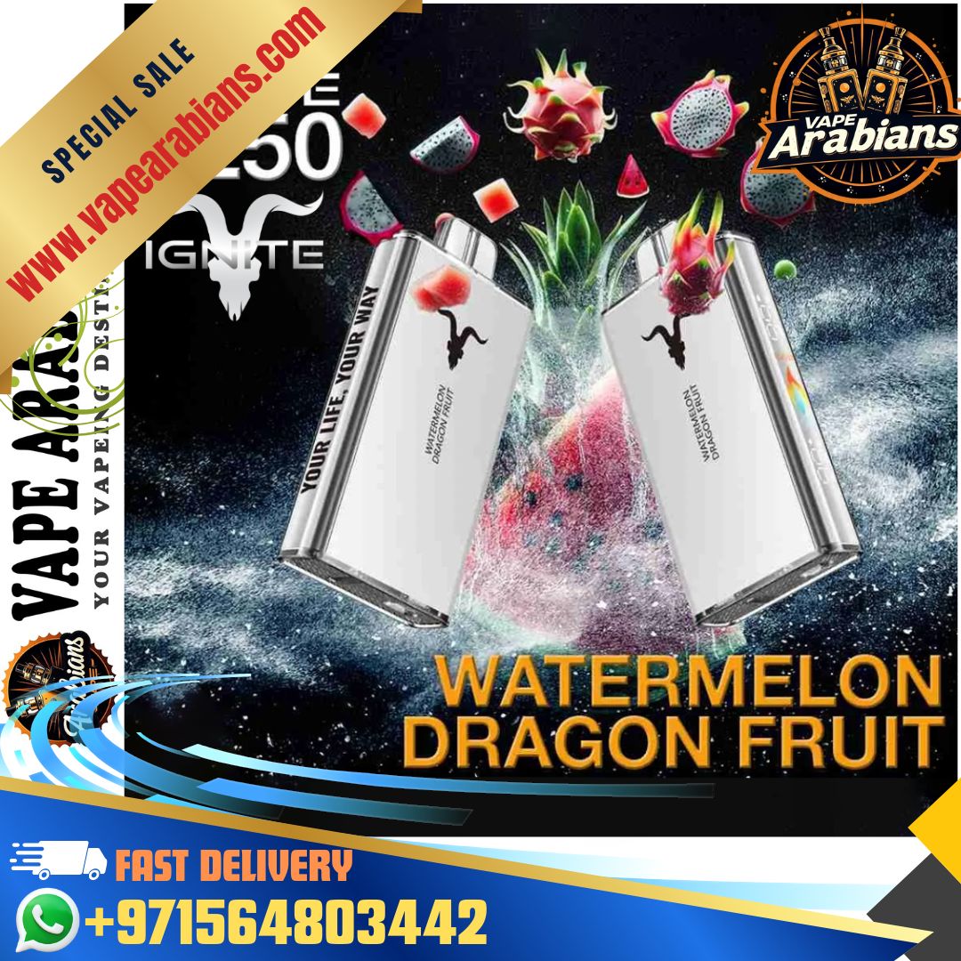 IGNITE - V250 RECHARGEABLE DISPOSABLE VAPE IN DUBAI (25,000 PUFFS)