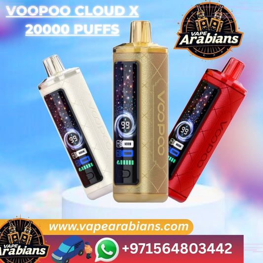 VOOPOO Cloud X 20000 Puffs 6MG Disposable Vape in Dubai