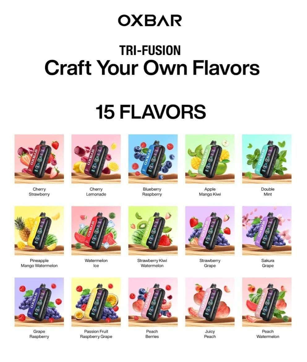 OXBAR 45K Puffs Disposable Vapes Online in Dubai | Buy OXBAR Tri-Fusion 45000 in UAE