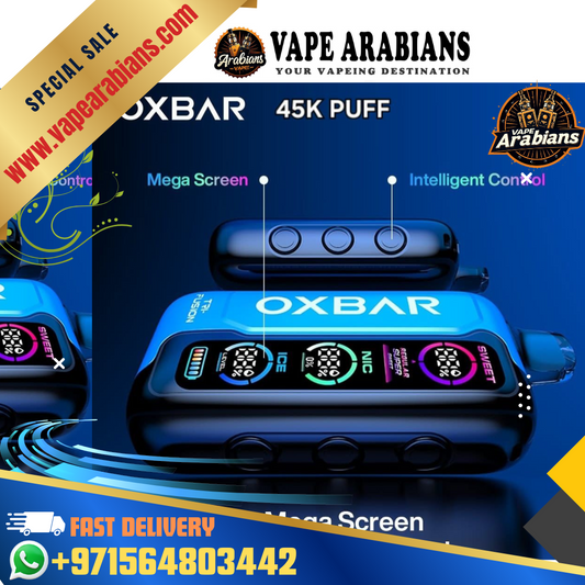 OXBAR 45K Puffs Disposable Vapes Online in Dubai | Buy OXBAR Tri-Fusion 45000 in UAE
