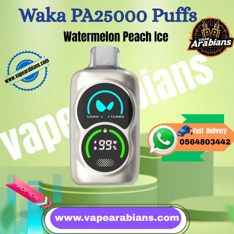 WAKA PA25000 Puffs 50MG Disposable Vape in Dubai