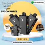 IGNITE - V250 RECHARGEABLE DISPOSABLE VAPE IN DUBAI (25,000 PUFFS)