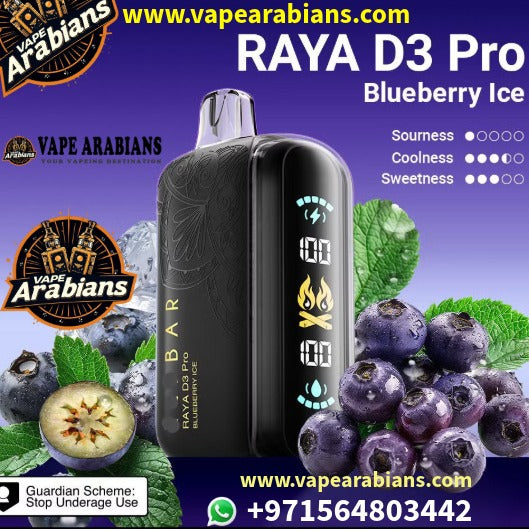 ELFBAR RAYA D3 PRO Disposable Vape – 30,000 Puffs, Rechargeable UAE,Dubai