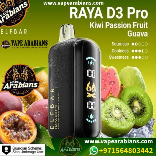 ELFBAR RAYA D3 PRO Disposable Vape – 30,000 Puffs, Rechargeable UAE,Dubai