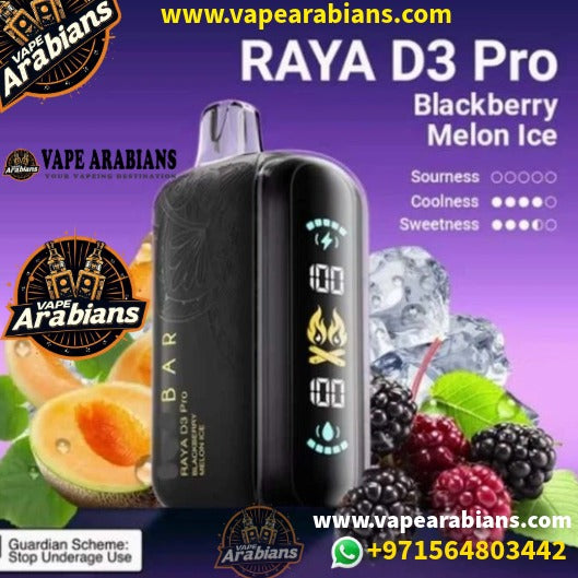 ELFBAR RAYA D3 PRO Disposable Vape – 30,000 Puffs, Rechargeable UAE,Dubai