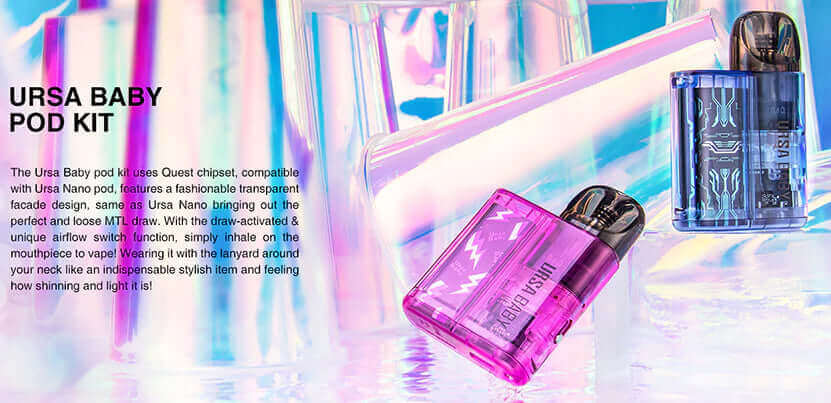 Lost Vape Ursa Baby Pod Kit 18W 2.5mlColor: Black Clear