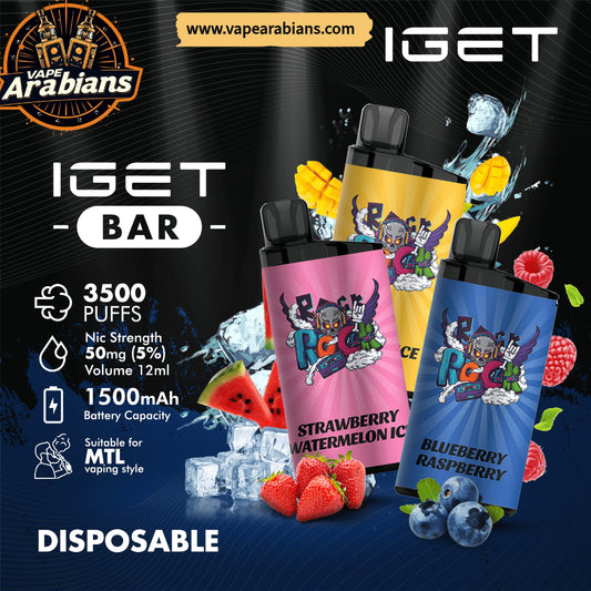 IGET Bar 3500 Puffs Disposable Vape
