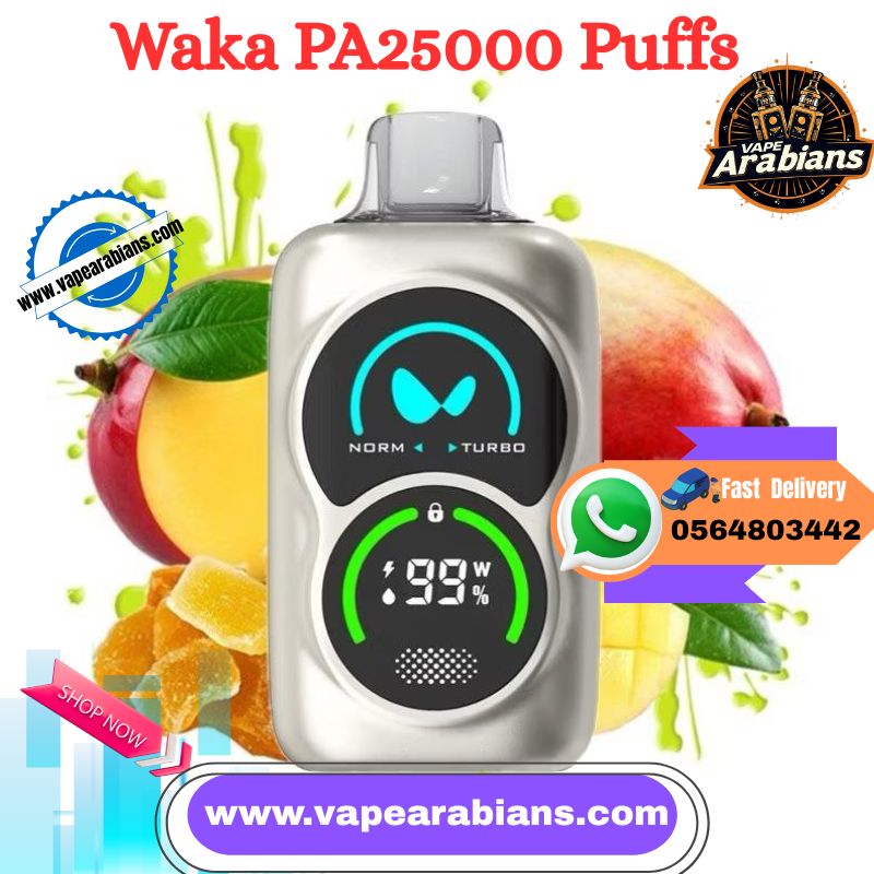 WAKA PA25000 Puffs 50MG Disposable Vape in Dubai