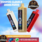VOOPOO Cloud X 20000 Puffs 6MG Disposable Vape in Dubai