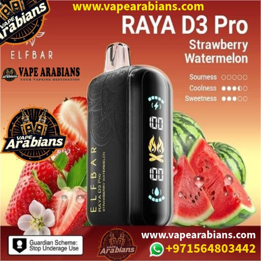 ELFBAR RAYA D3 PRO Disposable Vape – 30,000 Puffs, Rechargeable UAE,Dubai