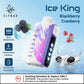 Elf Bar Ice King 30000  Blackberry Cranberry  disposable vape, 50mg, 5-level ice, Dubai UAE