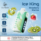 Elf Bar Ice King 30000 Ice King  Starwberry Kiwi ice disposable vape, 50mg, 5-level ice, Dubai UAE
